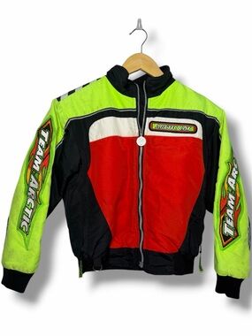 Vintage Arctic Cat Team Arctic Racing Jacket Youth Small Thinsulate